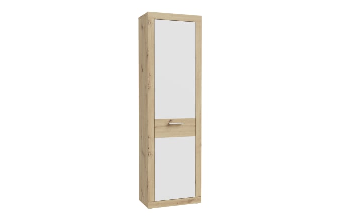 Garderobenschrank Baccio, Artisan Eiche-Nachbildung/weiß-01