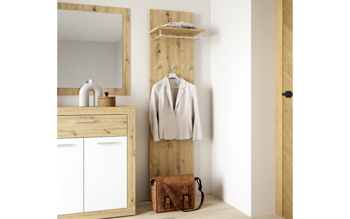 Garderobenpaneel Baccio, Artisan Eiche-Nachbildung-03