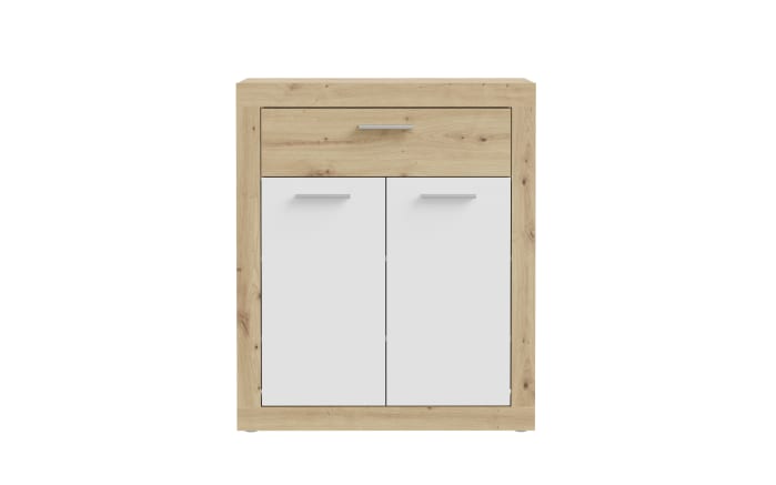 Schuhschrank Baccio, Artisan Eiche-Nachbildung/weiß-02