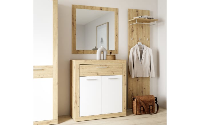 Schuhschrank Baccio, Artisan Eiche-Nachbildung/weiß-05