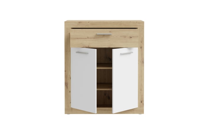Schuhschrank Baccio, Artisan Eiche-Nachbildung/weiß-04