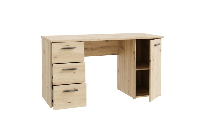 Schreibtisch Net307, Artisan Eiche Nachbildung-05