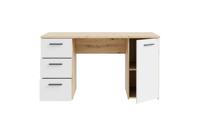 Schreibtisch Net106, Artisan Eiche Nachbildung/weiß-04