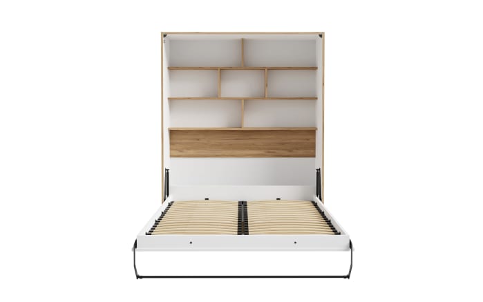 Multifunktionsbett Smart Room, Eiche-Nachbildung/weiß, 177,4 x 215 cm-05