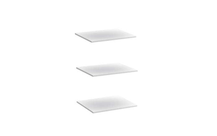 Einlegeböden Smart Room, grau, 56,4 x 47 cm, 3er Set