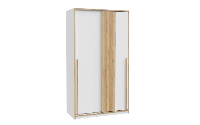 Kleiderschrank Smart Room, Eiche-Nachbildung/weiß-02