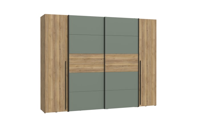 Kleiderschrank Narago, Mauvelle Eiche-Nachbildung/salbeifarbig, 270,3 x 210,5 cm-06
