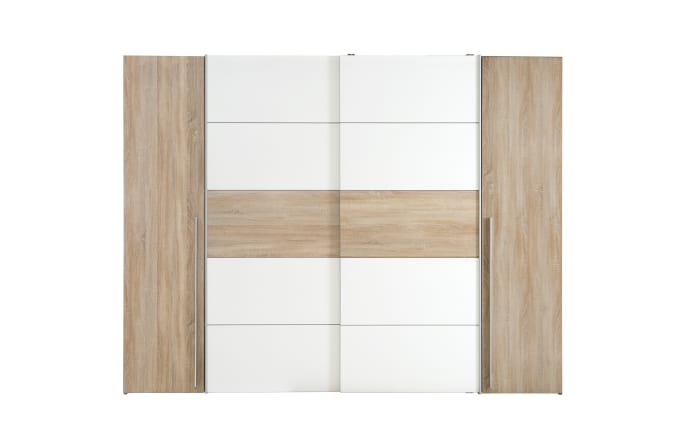 Kleiderschrank Narago, Sonoma Eiche-Nachbildung/weiß, 270,3 x 210,5 cm-04