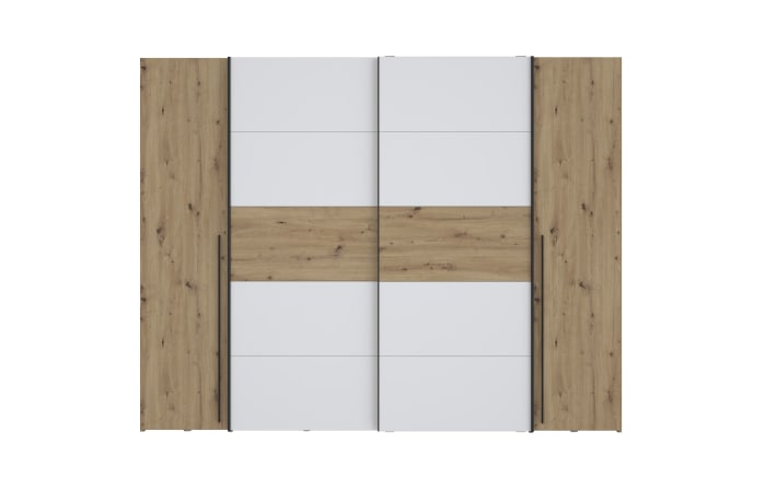 Kleiderschrank Narago, Artisan Eiche-Nachbildung/weiß, 270,3 x 210,5 cm-03