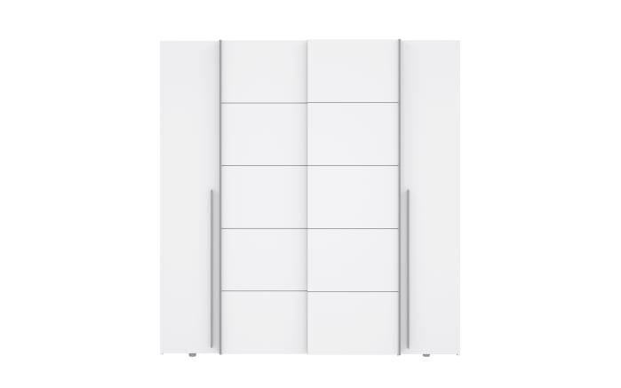 Kleiderschrank Narago, weiß, 200,1 x 210 cm-03
