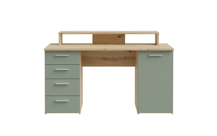 Schreibtisch Net106, Artisan Eiche Nachbildung/salbei-02