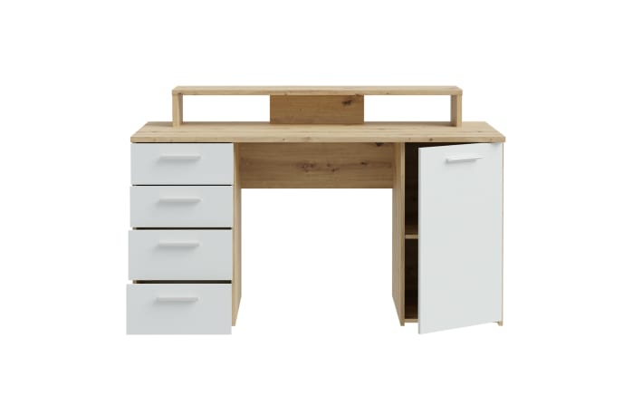 Schreibtisch Net106, Artisan Eiche Nachbildung/hellgrau-06