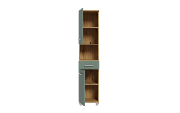 Hochschrank Veris, Artisan Eiche-Nachbildung/salbeifarbig-04