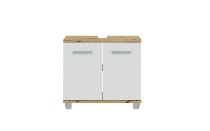 Waschbeckenunterschrank Veris, Artisan Eiche-Nachbildung/grau-02