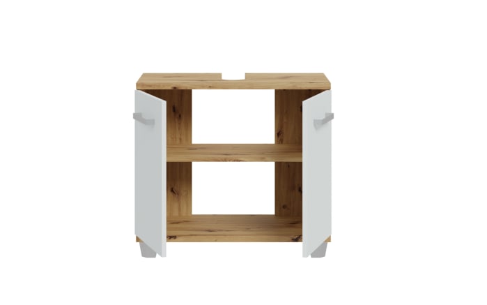 Waschbeckenunterschrank Veris, Artisan Eiche-Nachbildung/grau-04