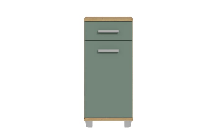 Midischrank Veris, Artisan Eiche-Nachbildung/salbeifarbig-02