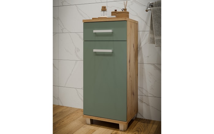 Midischrank Veris, Artisan Eiche-Nachbildung/salbeifarbig-03