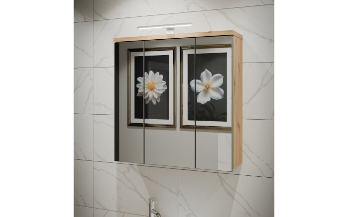 Spiegelschrank Veris, Artisan Eiche-Nachbildung/salbeifarbig-03
