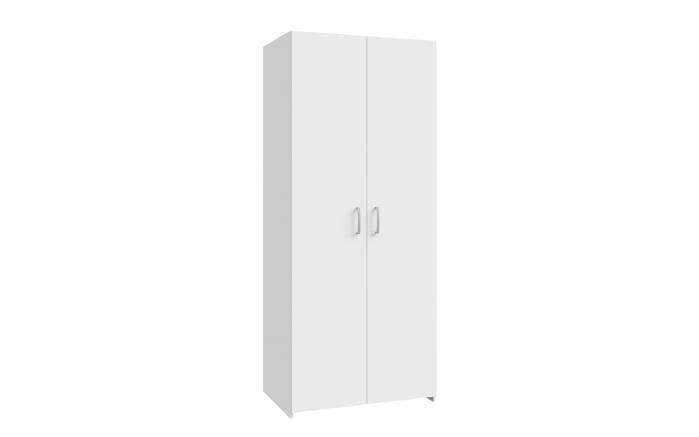 Kleiderschrank Econobox, weiß, 79,7 x 190,5 cm-02