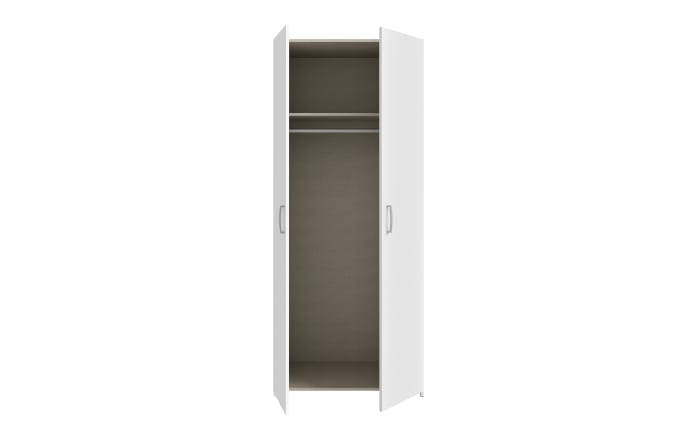 Kleiderschrank Econobox, weiß, 79,7 x 190,5 cm-05
