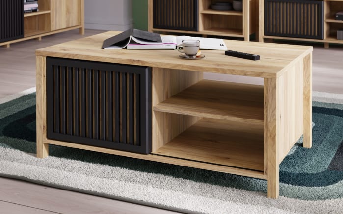 Couchtisch JYTANA, Eiche-Nachbildung/schwarz-01