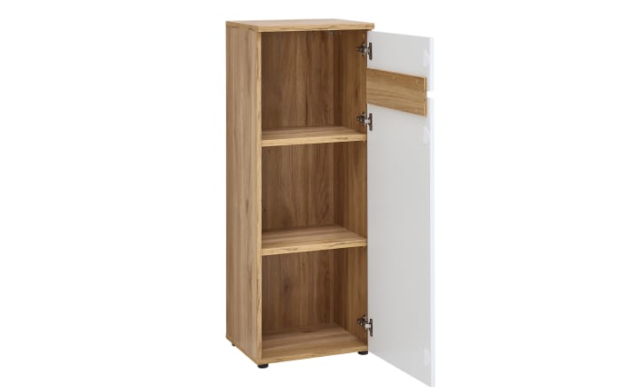 Schrank Clyde, Eiche-Nachbildung/weiß-02