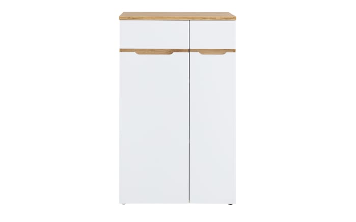 Mehrzweckschrank Clyde, Eiche-Nachbildung/weiß-02