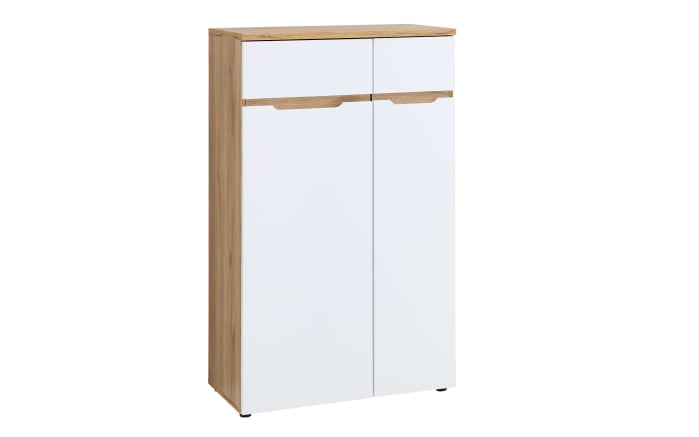 Mehrzweckschrank Clyde, Eiche-Nachbildung/weiß-01