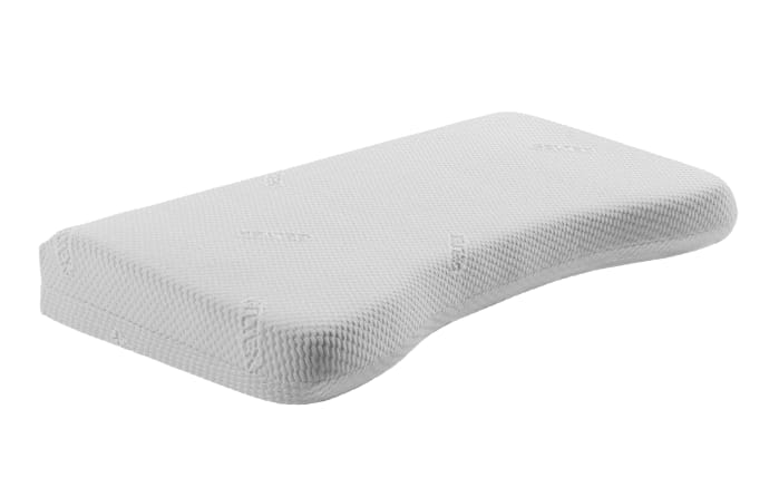 Kissen Geltex Flat, weiß, 70 x 35 cm-01