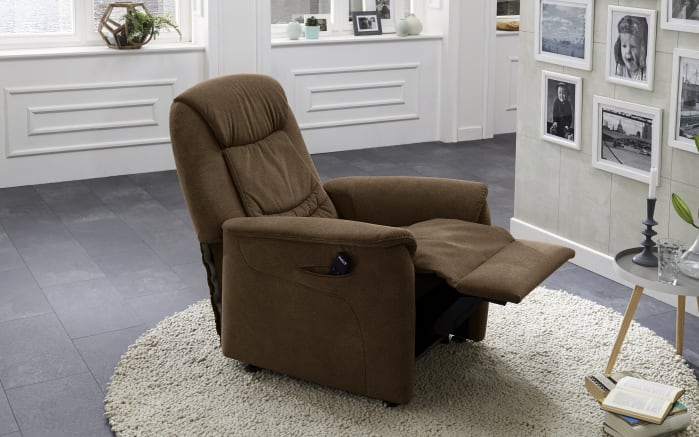 Leder-Fernsehsessel  HU-RV15024, braun, inkl. Funktionen-02