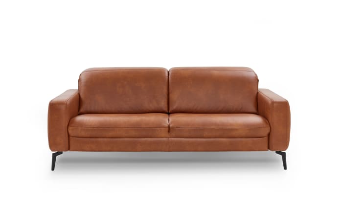 3-Sitzer HU-PC23005, cognac, inkl. Kopfpolsterverstellung -02