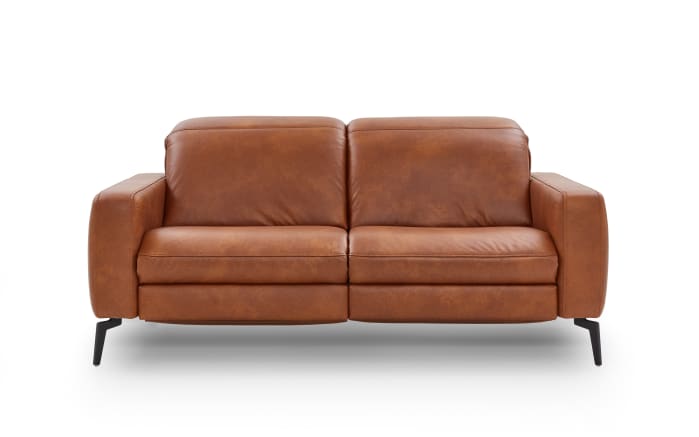 2,5-Sitzer HU-PC23005, cognac, inkl. Kopfpolsterverstellung -02