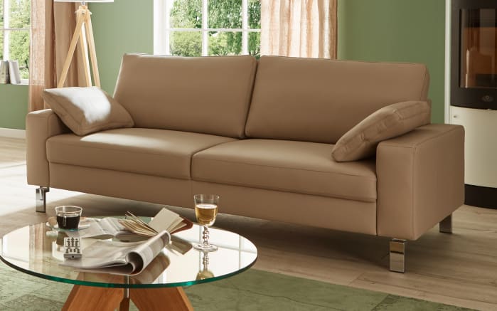 Leder 3-Sitzer LD 600, beige-01