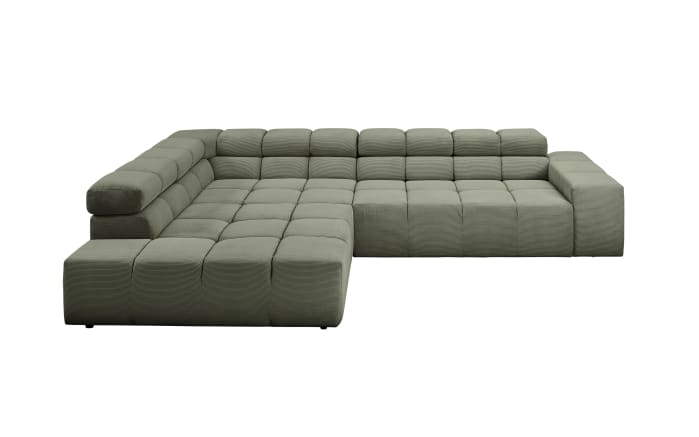 Ecksofa Oakland 2.0, olivgrün, inkl. motorischem Sitzvorzug-04