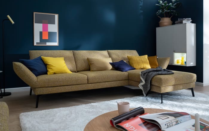Wohnlandschaft Spin, gelb, inkl. Funktionen-01