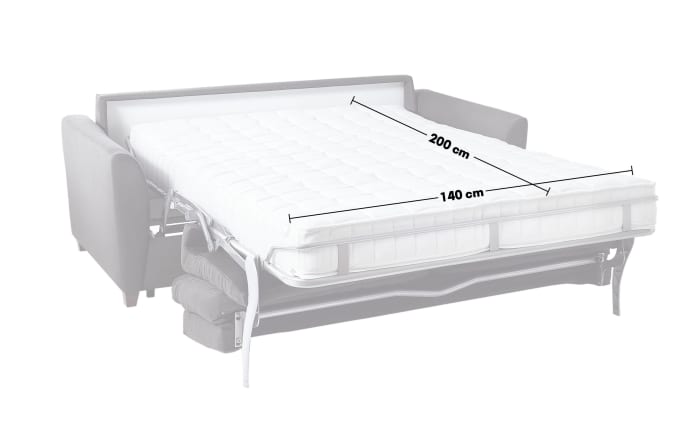 Schlafsofa Bergamo, anthrazit, 140 x 200 cm-06
