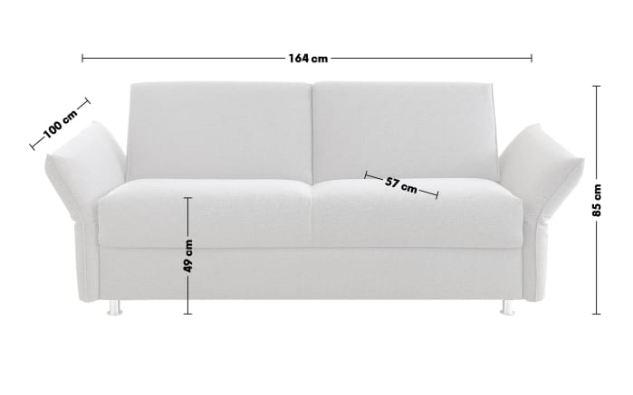 Schlafsofa Lina, mint, 140 x 200 cm, mit kappbaren Armlehnen-04