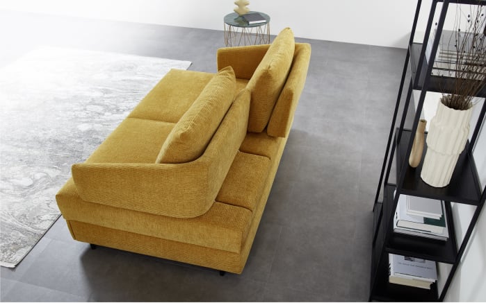 Schlafsofa Emilia, gelb, 160 x 200 cm-03