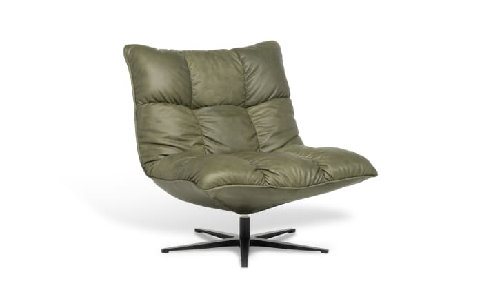 Einzelsessel Cloudie, grün, inkl. Drehfunktion