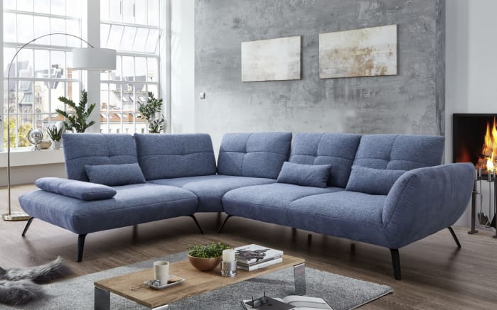 Wohnlandschaft Dover, eisblau, frost grey, inkl. Funktionen-01