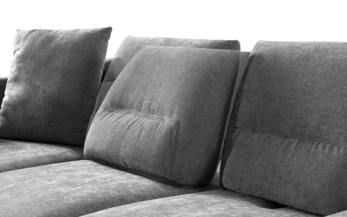 Wohnlandschaft Tacoma, stahlfarbig, inkl. Schwenkrücken-04