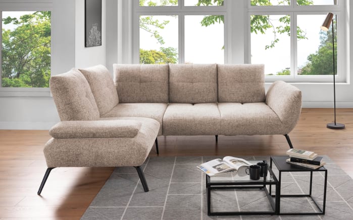 Ecksofa Dover Plus, braun, inkl. Armteilverstellung-03