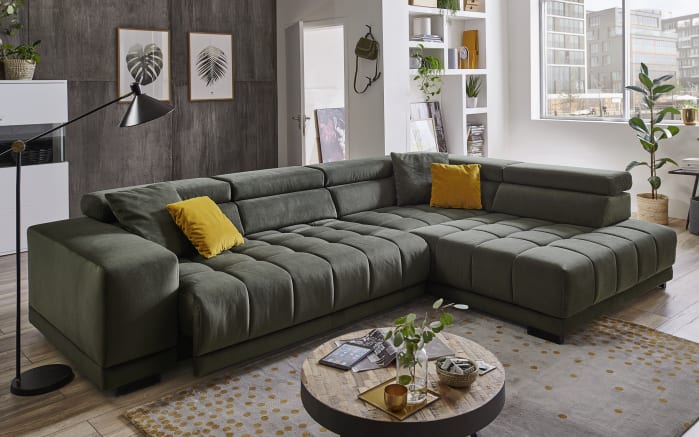 Wohnlandschaft Satellite-S, olive, inkl. Funktionen-05