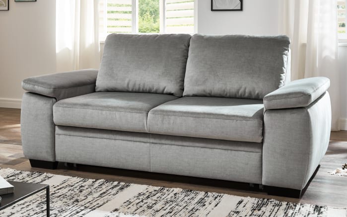 Schlafsofa MP-PD19021, alu, 140 x 200 cm, mit Längsschläferfunktion -01