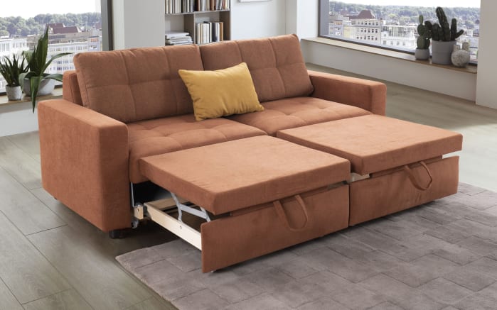 Schlafsofa Systemo 2072, kupfer, Liegefläche ca. 180 x 200 cm-03