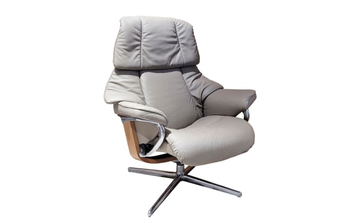 Ruhesessel Stressless M Reno 1169,  grau, 360° drehbar-01