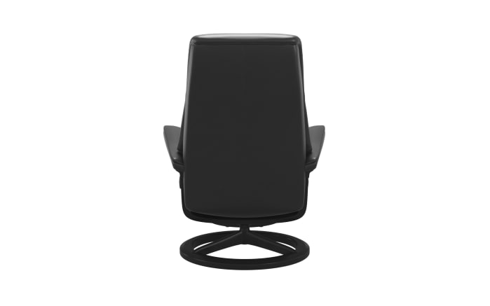 Leder Ruhesessel View (M) in Pioneer Black, Signature Black Gestell-02