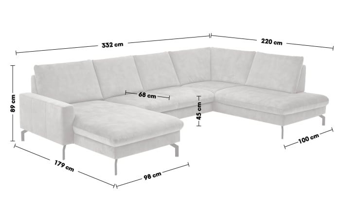 Wohnlandschaft ZE-EM20028, silver-03