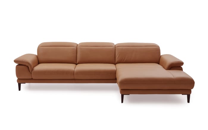 Leder Wohnlandschaft Levias, bourbon-02