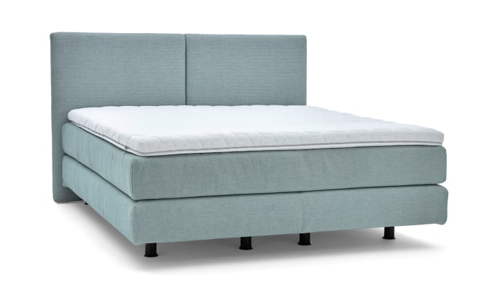 Boxspringbett Elias, Platin grau, 180 x 200 cm-02